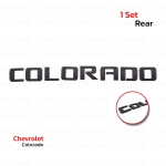 Logo โลโก้ "COLORADO" 8 ชิ้น สีดำด้าน สำหรับ Chevrolet Colorado Z71 ปี 2012-2020